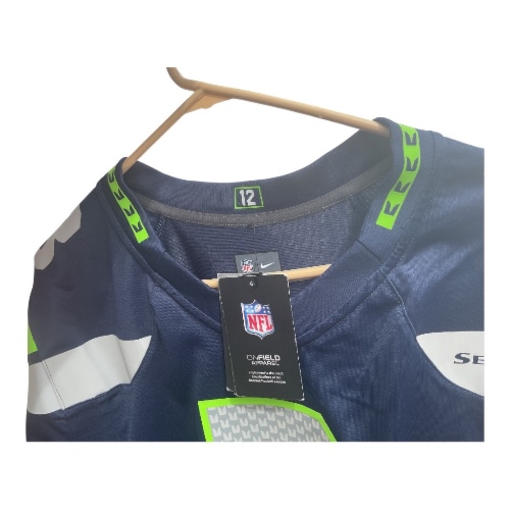 Nike NFL On field jersey Russell Wilson Seahawks 2016 Size XL New with tags - Picture 4 of 10